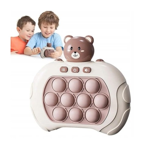 WOOPIE Gra POP IT Interaktywna Antystresowa Zręcznościowa Miś WOOPIE Gra POP IT Interaktywna Antystresowa Zręcznościowa Miś