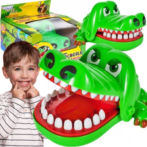 WOOPIE Gra Zręcznościowa Gryzący Krokodylek Chory Ząbek u Dentysty WOOPIE Gra Zręcznościowa Gryzący Krokodylek Chory Ząbek u Dentysty