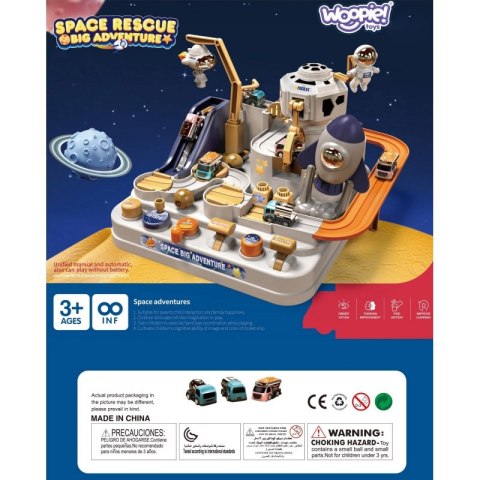 WOOPIE Interaktywny Tor Przeszkód Samochodowy " Kosmiczna Przygoda Astronauty" WOOPIE Interaktywny Tor Przeszkód Samochodowy " Kosmiczna Przygoda Astronauty"