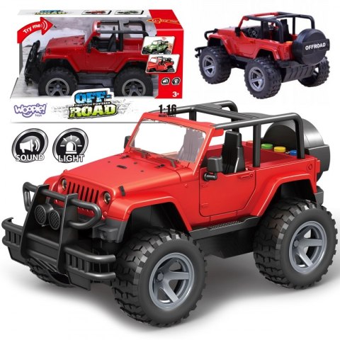WOOPIE Jeep Auto Samochód Terenowy z Dźwiękiem i Światłem WOOPIE Jeep Auto Samochód Terenowy z Dźwiękiem i Światłem
