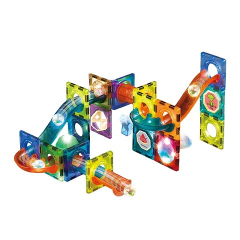 WOOPIE Klocki Magnetyczne Tor Kulkowy Świetlny 49 el. WOOPIE Klocki Magnetyczne Tor Kulkowy Świetlny 49 el.