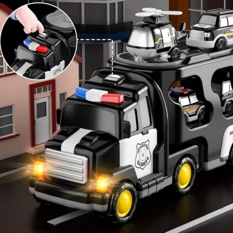 WOOPIE Laweta Drogowa Zestaw 5 Aut - Policja WOOPIE Laweta Drogowa Zestaw 5 Aut - Policja