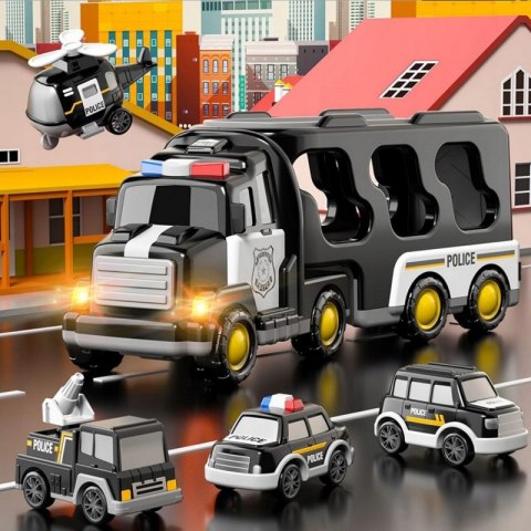 WOOPIE Laweta Drogowa Zestaw 5 Aut - Policja WOOPIE Laweta Drogowa Zestaw 5 Aut - Policja
