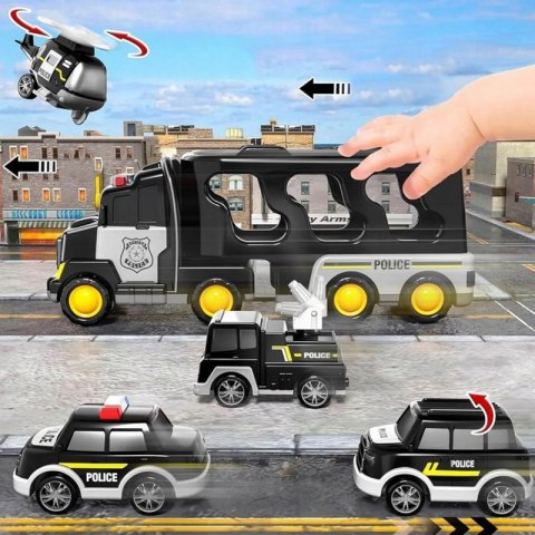 WOOPIE Laweta Drogowa Zestaw 5 Aut - Policja WOOPIE Laweta Drogowa Zestaw 5 Aut - Policja