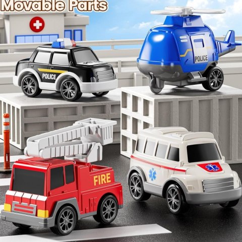 WOOPIE Laweta Drogowa zestaw 5 Aut - Ambulans WOOPIE Laweta Drogowa zestaw 5 Aut - Ambulans