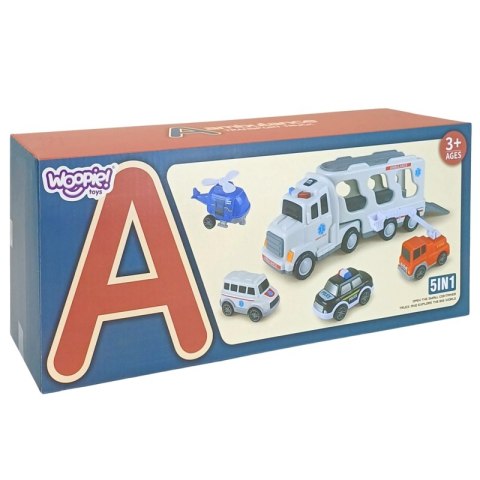 WOOPIE Laweta Drogowa zestaw 5 Aut - Ambulans WOOPIE Laweta Drogowa zestaw 5 Aut - Ambulans