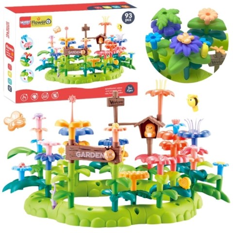 WOOPIE Magiczny Ogródek Montessori Klocki Konstrukcyjne XXL 93 el. WOOPIE Magiczny Ogródek Montessori Klocki Konstrukcyjne XXL 93 el.