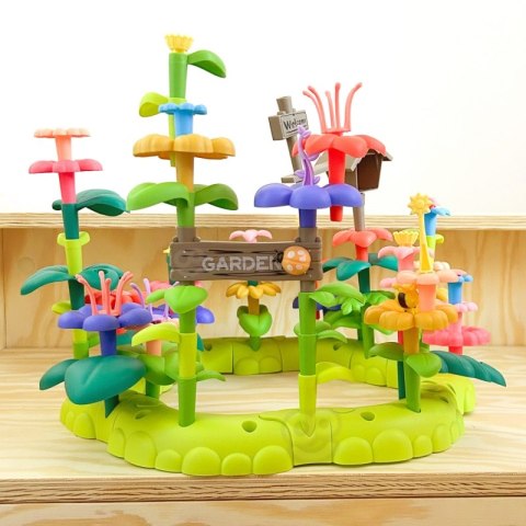 WOOPIE Magiczny Ogródek Montessori Klocki Konstrukcyjne XXL 93 el. WOOPIE Magiczny Ogródek Montessori Klocki Konstrukcyjne XXL 93 el.