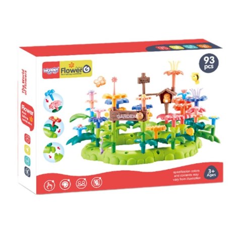 WOOPIE Magiczny Ogródek Montessori Klocki Konstrukcyjne XXL 93 el. WOOPIE Magiczny Ogródek Montessori Klocki Konstrukcyjne XXL 93 el.
