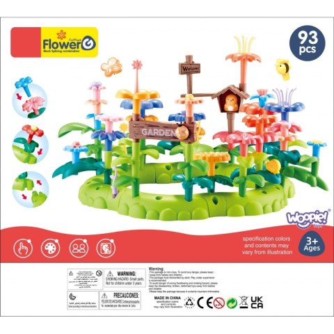WOOPIE Magiczny Ogródek Montessori Klocki Konstrukcyjne XXL 93 el. WOOPIE Magiczny Ogródek Montessori Klocki Konstrukcyjne XXL 93 el.