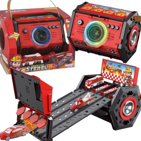 WOOPIE Tor Zjazdowy Surfurious 2w1 Boombox + 2 Autka WOOPIE Tor Zjazdowy Surfurious 2w1 Boombox + 2 Autka