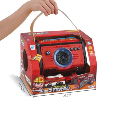 WOOPIE Tor Zjazdowy Surfurious 2w1 Boombox + 2 Autka WOOPIE Tor Zjazdowy Surfurious 2w1 Boombox + 2 Autka