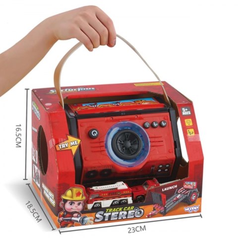 WOOPIE Tor Zjazdowy Surfurious 2w1 Boombox + 2 Autka WOOPIE Tor Zjazdowy Surfurious 2w1 Boombox + 2 Autka