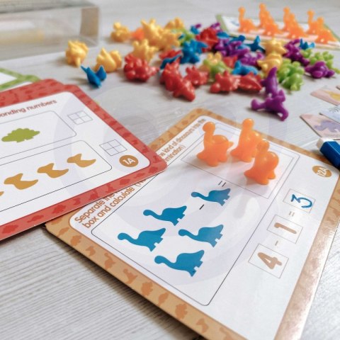 WOOPIE Zestaw Edukacyjny Nauka Liczenia Montessori Sorter Dinozaury 95 el. WOOPIE Zestaw Edukacyjny Nauka Liczenia Montessori Sorter Dinozaury 95 el.