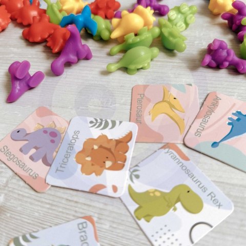 WOOPIE Zestaw Edukacyjny Nauka Liczenia Montessori Sorter Dinozaury 95 el. WOOPIE Zestaw Edukacyjny Nauka Liczenia Montessori Sorter Dinozaury 95 el.