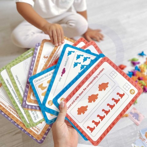 WOOPIE Zestaw Edukacyjny Nauka Liczenia Montessori Sorter Dinozaury 95 el. WOOPIE Zestaw Edukacyjny Nauka Liczenia Montessori Sorter Dinozaury 95 el.