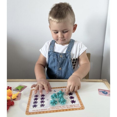 WOOPIE Zestaw Edukacyjny Nauka Liczenia Montessori Sorter Kolorów Morska Kraina 111 el. WOOPIE Zestaw Edukacyjny Nauka Liczenia Montessori Sorter Kolorów Morska Kraina 111 el.