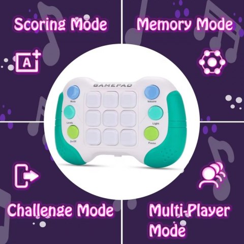 WOOPIE Elektroniczna Gra Zręcznościowa Pop-It Fidget Toy Gamepad Niebieski WOOPIE Elektroniczna Gra Zręcznościowa Pop-It Fidget Toy Gamepad Niebieski