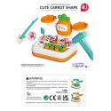 WOOPIE Gra MONTESSORI 4w1 Łowienie Rybek Waga Szalkowa Uderz w Kreta i Marchewki