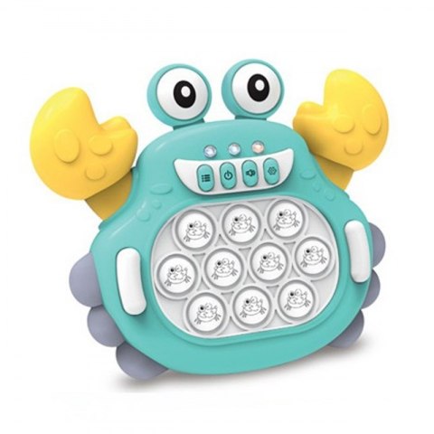 WOOPIE Gra POP IT Elektroniczna Antystresowa Zręcznościowa Krab Zielony WOOPIE Gra POP IT Elektroniczna Antystresowa Zręcznościowa Krab Zielony