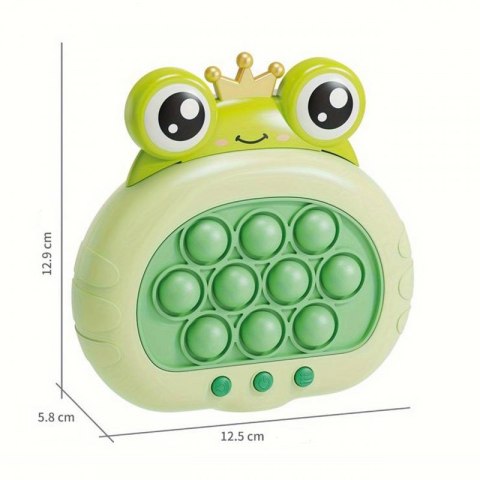 WOOPIE Gra POP IT Elektryczna Antystresowa Zręcznościowa Żabka WOOPIE Gra POP IT Elektryczna Antystresowa Zręcznościowa Żabka