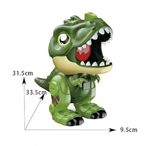 WOOPIE Interaktywny Pistolet na Piankowe Kulki + Dinozaur Wyrzutnia WOOPIE Interaktywny Pistolet na Piankowe Kulki + Dinozaur Wyrzutnia