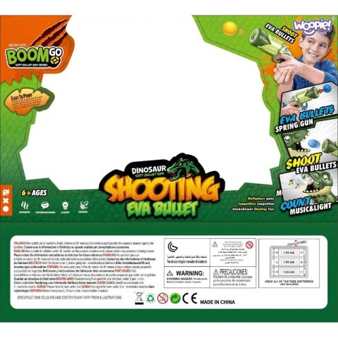 WOOPIE Interaktywny Pistolet na Piankowe Kulki + Dinozaur Wyrzutnia WOOPIE Interaktywny Pistolet na Piankowe Kulki + Dinozaur Wyrzutnia