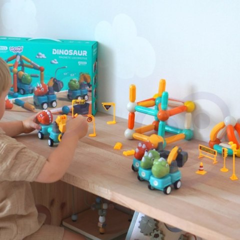 WOOPIE Klocki Magnetyczne Dinozaury Konstrukcyjne 84 el. WOOPIE Klocki Magnetyczne Dinozaury Konstrukcyjne 84 el.