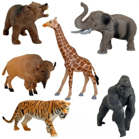 WOOPIE Large Wild Animal Figures Set + Mat and Accessories 23 el. WOOPIE Large Wild Animal Figures Set + Mat and Accessories 23 el.