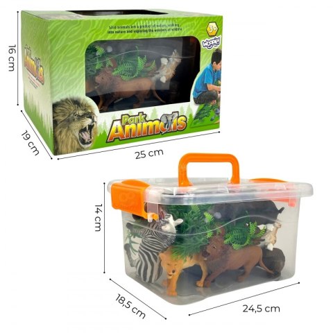 WOOPIE Large Wild Animal Figures Set + Mat and Accessories 23 el. WOOPIE Large Wild Animal Figures Set + Mat and Accessories 23 el.