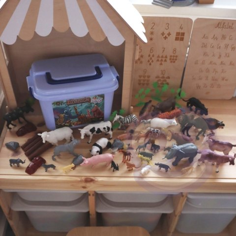 WOOPIE Zestaw Figurki Zwierzęta XXL 58 szt. WOOPIE Zestaw Figurki Zwierzęta XXL 58 szt.