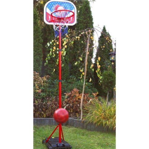 WOOPIE Zestaw Koszykówka Wolnostojąca Regulowana Wysokość 90-170cm + Piłka WOOPIE Zestaw Koszykówka Wolnostojąca Regulowana Wysokość 90-170cm + Piłka
