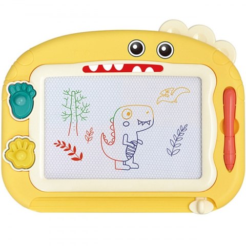 WOOPIE Znikopis Tablica Magnetyczna Kolorowa + 2 Stempelki Dinozaur WOOPIE Znikopis Tablica Magnetyczna Kolorowa + 2 Stempelki Dinozaur