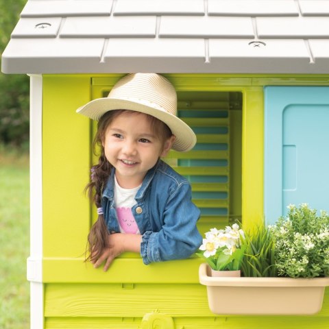 SMOBY Domek na Palach z Piaskownicą i Zjeżdżalnią SMOBY Domek na Palach z Piaskownicą i Zjeżdżalnią