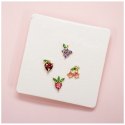 Kolczyki w kolorze złotym z kryształkiem sztyft fruity 2 szt K1548WZ1 Kolczyki w kolorze złotym z kryształkiem sztyft fruity 2 szt K1548WZ1