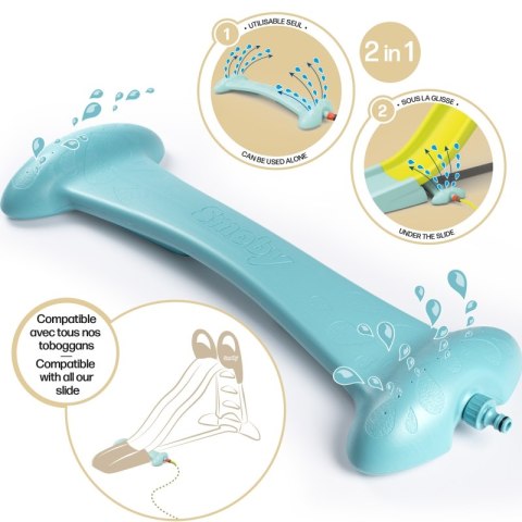 SMOBY Splashy Way 2w1 Ogrodowa Zabawka Wodna SMOBY Splashy Way 2w1 Ogrodowa Zabawka Wodna