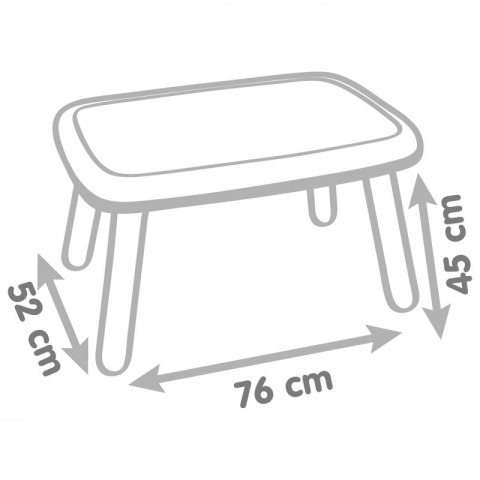 SMOBY Stolik Ogrodowy lub do pokoju Biały SMOBY Stolik Ogrodowy lub do pokoju Biały