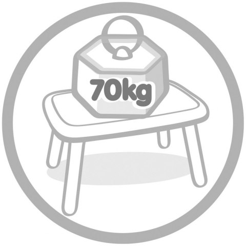 SMOBY Stolik Ogrodowy lub do pokoju Biały SMOBY Stolik Ogrodowy lub do pokoju Biały