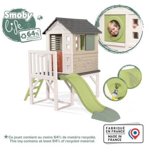 Smoby Domek Na Palach Ze Zjeżdżalnią Smoby Domek Na Palach Ze Zjeżdżalnią