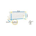 WOOPIE Bramka piłkarska z piłką i pompką Football Sport WOOPIE Bramka piłkarska z piłką i pompką Football Sport