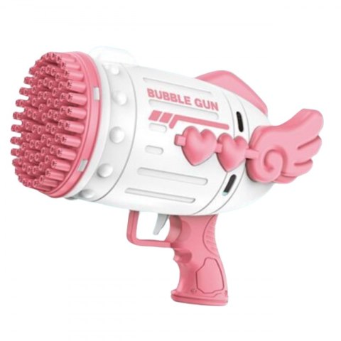 WOOPIE Pistolet do Robienia Baniek Mydlanych 91 Otworów Różowy WOOPIE Pistolet do Robienia Baniek Mydlanych 91 Otworów Różowy