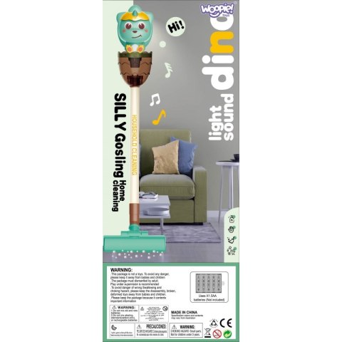 WOOPIE Interaktywny Odkurzacz Dino 3w1 Funkcja Ssania Światło Dźwięk WOOPIE Interaktywny Odkurzacz Dino 3w1 Funkcja Ssania Światło Dźwięk