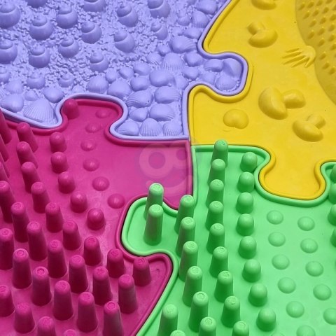 WOOPIE Mata Sensoryczna Ortopedyczna Puzzle 5 el. WOOPIE Mata Sensoryczna Ortopedyczna Puzzle 5 el.