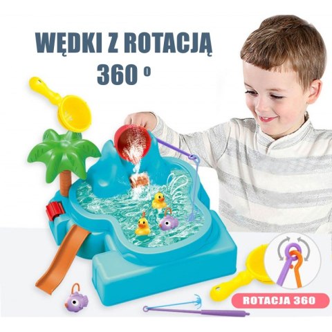 WOOPIE Stolik Wodny 2w1 Gra Łowienie Rybek Wodospad 6 el. WOOPIE Stolik Wodny 2w1 Gra Łowienie Rybek Wodospad 6 el.