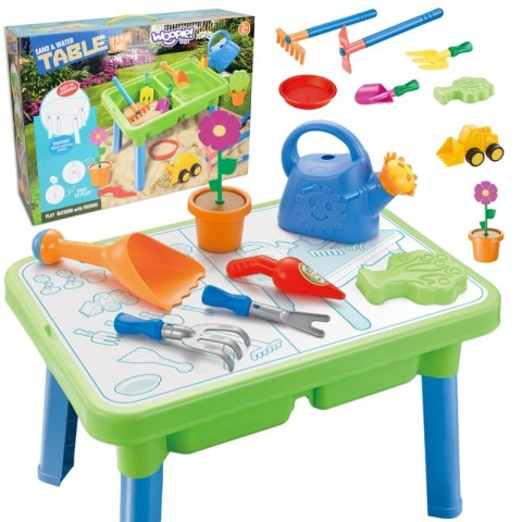 WOOPIE Stolik Wodny 2w1 Piaskownica 13 Akc. WOOPIE Stolik Wodny 2w1 Piaskownica 13 Akc.