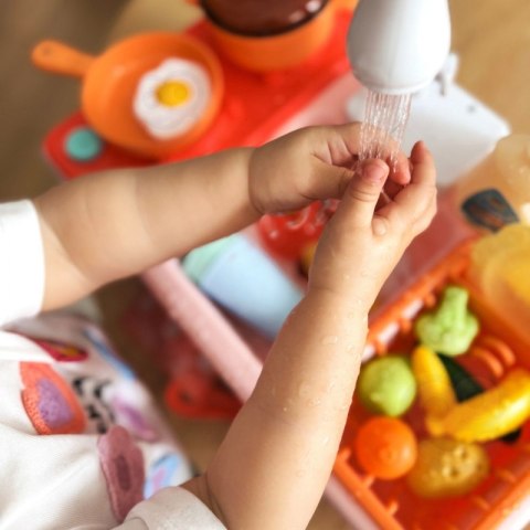 WOOPIE Zlewozmywak 2w1 Kuchnia dla Dzieci Różowa WOOPIE Zlewozmywak 2w1 Kuchnia dla Dzieci Różowa