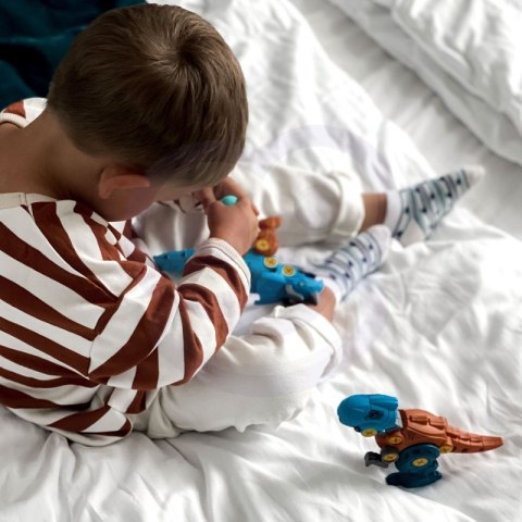 WOOPIE Zestaw Dinozaury do Skręcania 4 szt. Zestaw Konstrukcyjny w Pudełku + 2 Śrubokręty WOOPIE Zestaw Dinozaury do Skręcania 4 szt. Zestaw Konstrukcyjny w Pudełku + 2 Śrubokręty