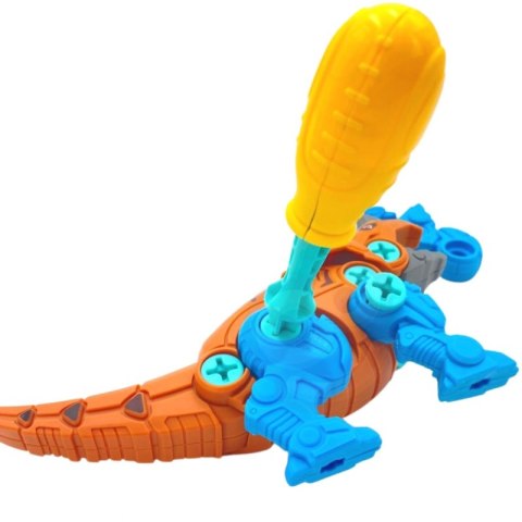 WOOPIE Zestaw Dinozaury do Skręcania 4 szt. Zestaw Konstrukcyjny w Pudełku + 2 Śrubokręty WOOPIE Zestaw Dinozaury do Skręcania 4 szt. Zestaw Konstrukcyjny w Pudełku + 2 Śrubokręty