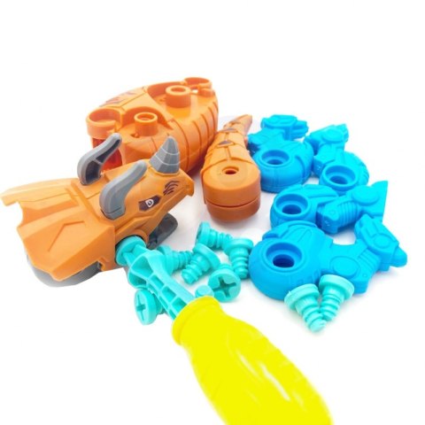 WOOPIE Zestaw Dinozaury do Skręcania 4 szt. Zestaw Konstrukcyjny w Pudełku + 2 Śrubokręty WOOPIE Zestaw Dinozaury do Skręcania 4 szt. Zestaw Konstrukcyjny w Pudełku + 2 Śrubokręty