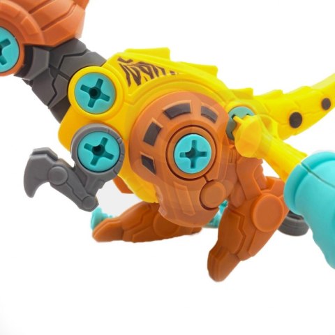 WOOPIE Zestaw Dinozaury do Skręcania 4 szt. Zestaw Konstrukcyjny w Pudełku + 2 Śrubokręty WOOPIE Zestaw Dinozaury do Skręcania 4 szt. Zestaw Konstrukcyjny w Pudełku + 2 Śrubokręty